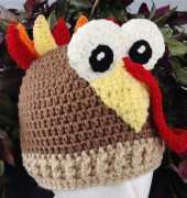 Tomas Turkey Beanie by Karen Vaughn-Freebie