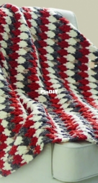 Yarnspirations - Bernat Design Studio - BRC0502-000943M - Larksfoot Blanket - Free