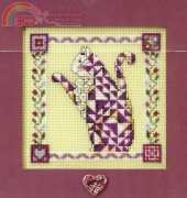 Mill Hill JS14-8403 Quilted Cat - Petunia by Jim Shore