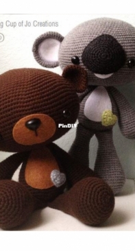A Morning Cup of Jo Creations - Josephine Wu - Large Huggable Bear and Koala