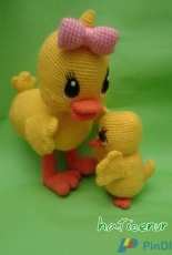 mother and baby duck