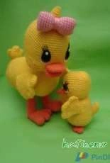 mother and baby duck