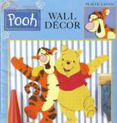 leasure arts disney home pooh wall decor in plastic canvas chart book