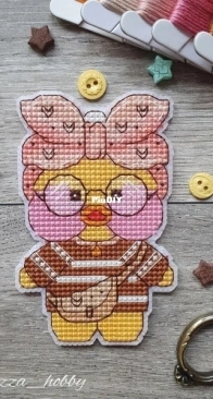 My Embroidery - Made for You Stitch - Ducks Lalafanfan - Duck with a Handbag by Alina Ignatieva / Ignatyeva XSD
