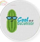 Daily Cross Stitch Cool Cucumber