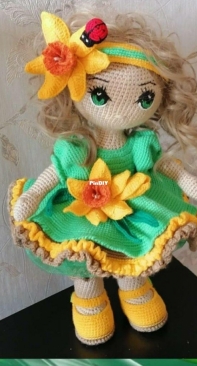Tatyana Shilikhina - Spring Narcissus doll - Russian