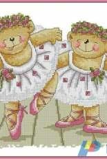 DMC Smiley Ballet Bears - DMC Needlecraft Magic in XSD