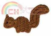 Lil Squirrel Fridgie by Cylinda Mathews