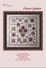 Cross Stitch Verbena - Flower Quaker
