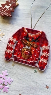 Mandarinks Design - Pullover Ornament by Nadezhda Grigorieva / Grigoryeva Надежда Григорьева