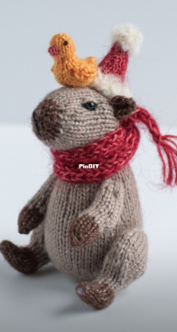 @artknitgroup - BKOHTAKTE - Описание Капибара спицами (English or Russian)