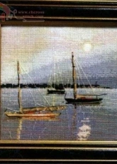 Moonlit Bay from Just Cross Stitch Nov-Dec 2003