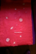 red cashmere scarf