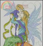Fairy Mother and Child by Joan Elliott from The World of Cross Stitching TWOCS 153 XSD