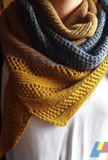 Hiraeth Shawl/Wrap by Rae Gronmark/Knit To Be Tied