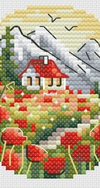 Home. Poppies. Luxurious red  by Toma Mishukova / Reznichenko XSD