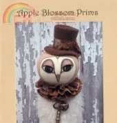 Apple Blossom Prims - #1 Prim Winter Valentine Owl -