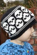 Knit and Crochet Ever After - Deja Joy / Jetmir - Super Skull Beanie