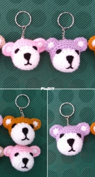 Crochet at Teris - Teri Hamilton - Teddy Bear Keychains - Free