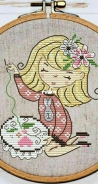 Mr.Stitch & Mrs.Needle - Stitching Girl