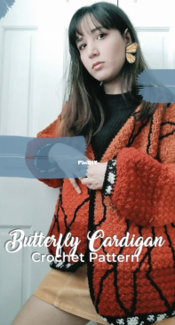 Sea Aliens - Nathalie Meléndez - Butterfly Cardigan