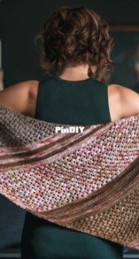 Fall Gloaming Shawl by Em Lyn Knits - Free