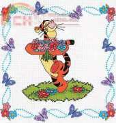 Designer Stitches DD158 - Tiggers Butterflies & Flowers