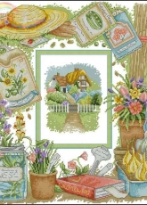 Anchor PSC47 Around My Garden from Cross Stitch Gold 47