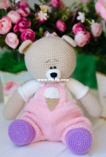 MamaIra Toy - Irina Kravcova - Bear with ice cream - Russian