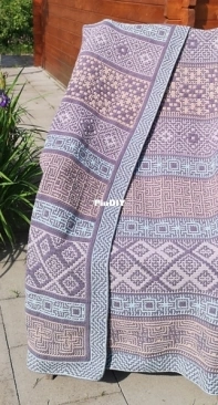 Evelyn Koerselman -  Evelyns interlocked blanket 2021 Playing with Patterns - English and Dutch - Free