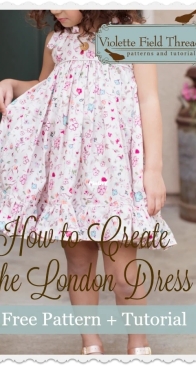 Violette Field Threads - London Dress - Sizes 2-10 Years - Free