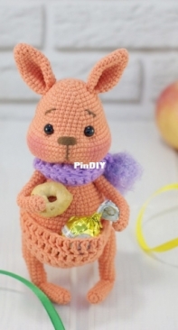 Evdjenia - Evgenia Blaginina - Cute Kangaroo in a Scarf