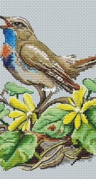 Paradise Stitch - Bluethroat by Olga Lankevich XSD