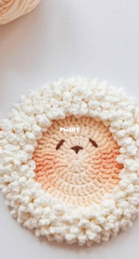 Direct Source Yarn - Kathy Leung - Cute Lamb Coaster - Free