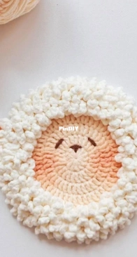 Direct Source Yarn - Kathy Leung - Cute Lamb Coaster - Free
