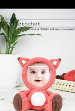 Tanaticrochet -  Tatyana/Tatiana Kucherovska - Photo frame Fox - Spanish