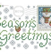 Beautiful Christmas Card 5 by Debra Page from The World of Cross Stitching TWOCS 158 XSD