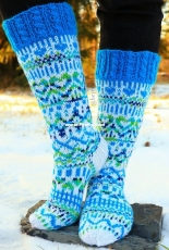 Soup Of Hearts Socks by Beyond The Loops-English,Finnish-Free