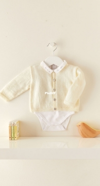 sidar - 5635 - delicate baby cardigan  - free
