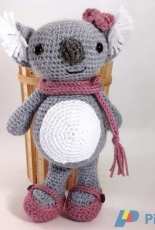 Karla the Koala, original pattern by Janine Holmes from Moji Moji Design