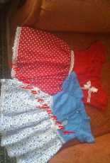 Doll and baby dress