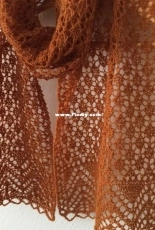 Icelandic Long Shawl by Evelyn A. Clark-Free