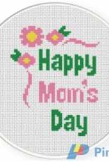Daily Cross Stitch - Happy Moms Day