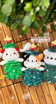 RIN Crochet - rin.meow21 - Linh Dang -  Animal in Xmas Tree Big Size