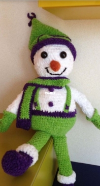 Happy Snowman By Teresa Alvarez - November 2012