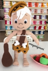 Emeyamigurumi - Emel Durgun - Caveman Bamm-Bamm - Russian - Translated - Free
