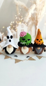 Mamavyaz - Olga Vasileva - Amigurumi Halloween Gnomes - English
