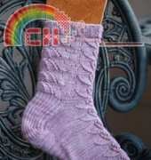 Spring Showers Socks by Cristi H. Payne-Free