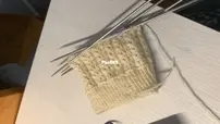 first time trying a lace pattern!