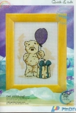 Lickle Ted Lets Celebrate from Quick and Easy Cross Stitch 140